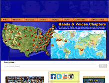Tablet Screenshot of handsandvoices.org